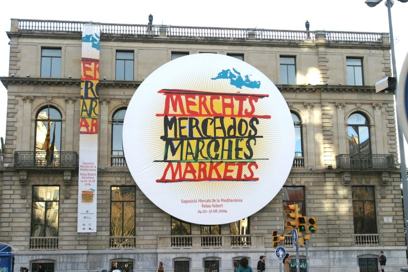 efímeros Mercats de la Mediterranea. Palau Robert Barcelona