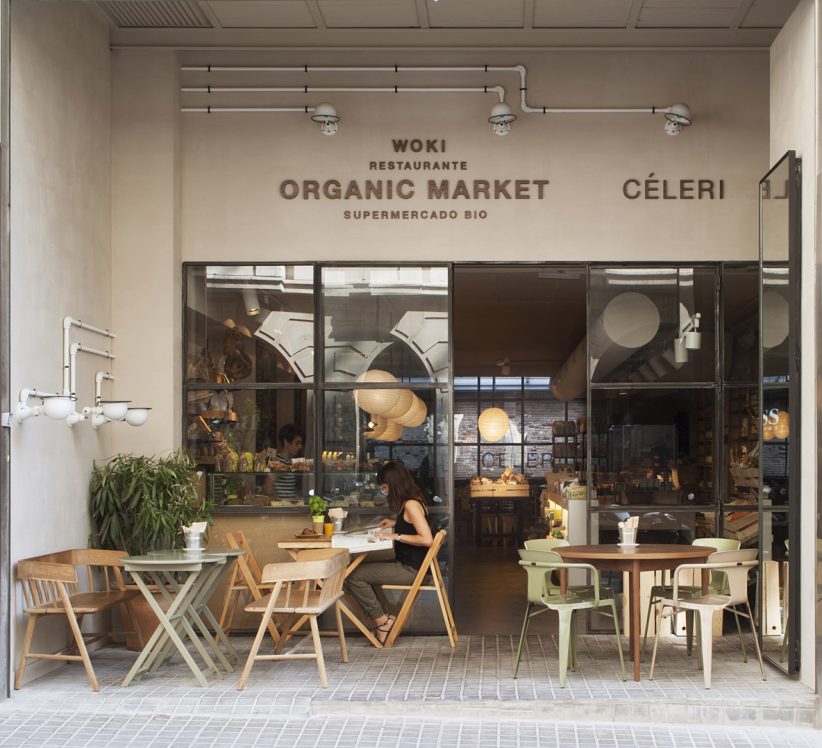 restaurantes Woki Organic Market Barcelona