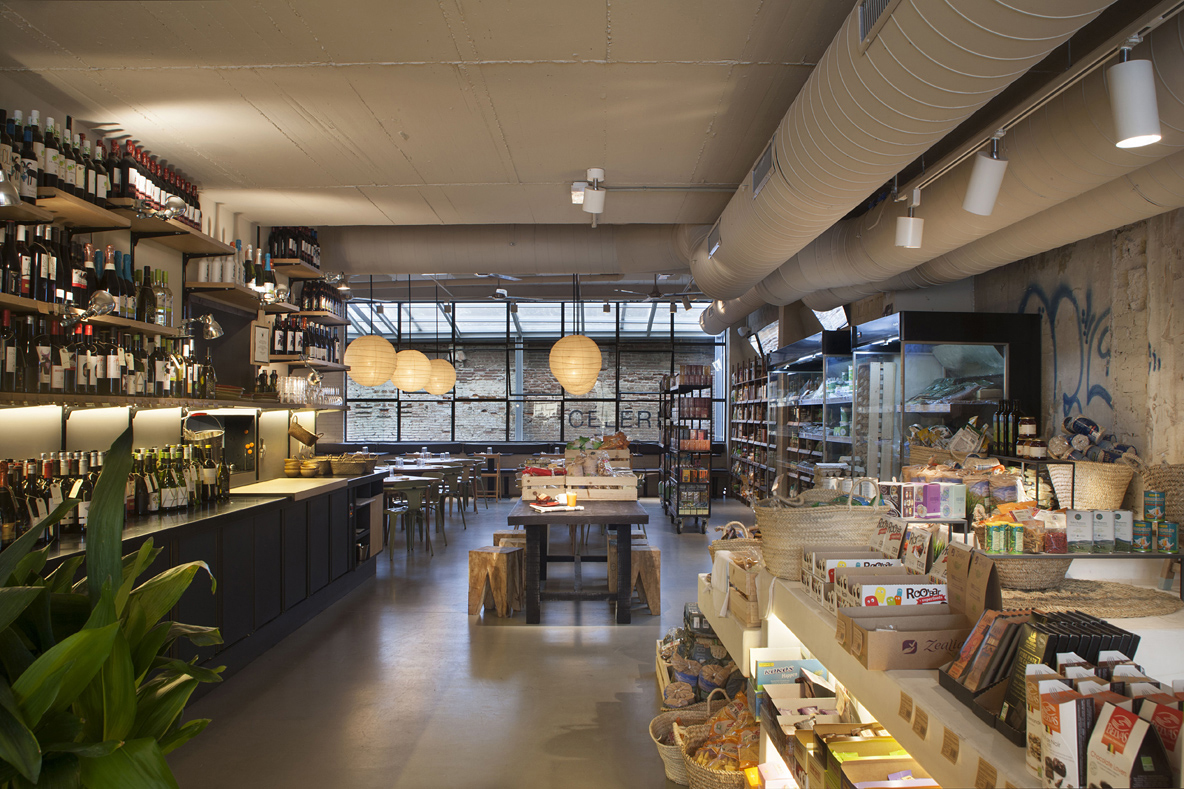 restaurantes Woki Organic Market Barcelona